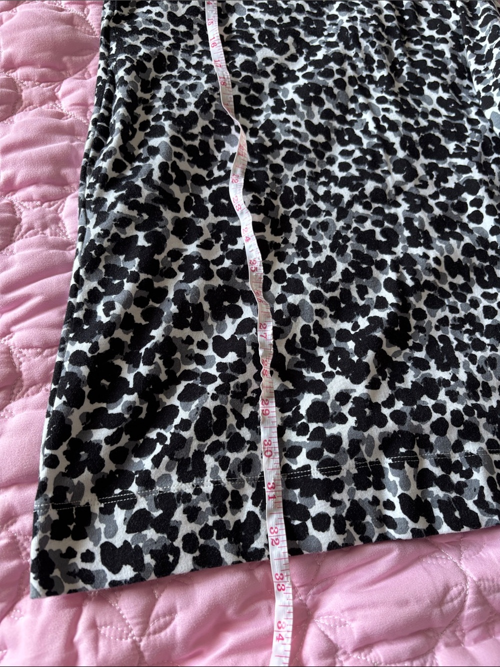 Ellen Tracy Black and White Leopard Print Mini Dress - Picture 4 of 6